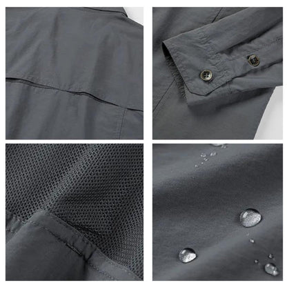 Men's Long-Sleeve Sun Protection Shirt | UV Max