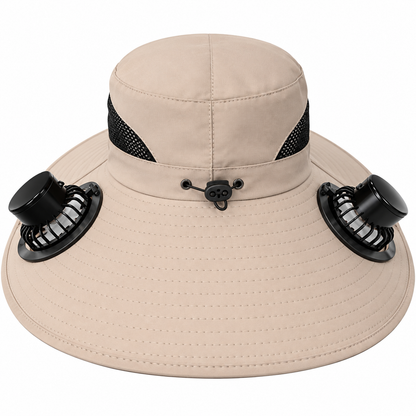 Wide Brim Hat with Dual Fans | UV Max, view 5