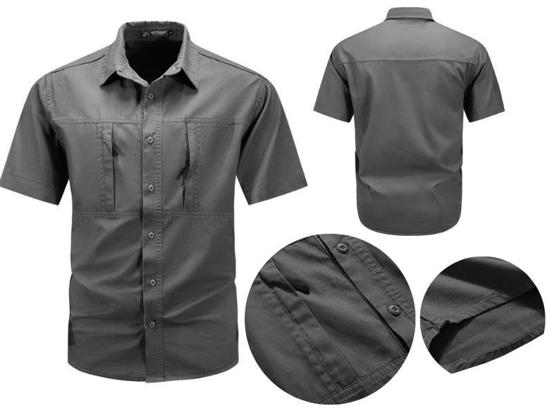 Men's Quick-Dry Zip-Pocket Shirt | UV Max