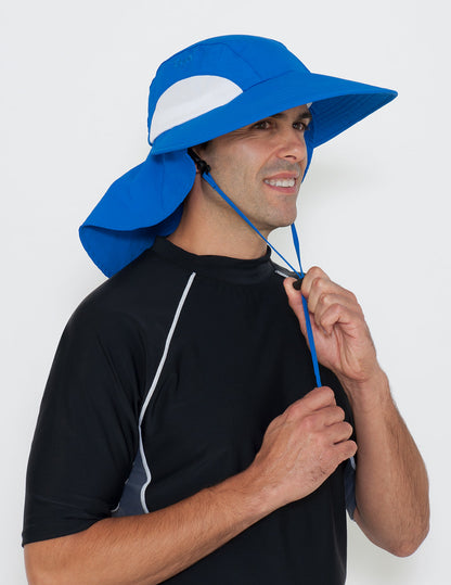 Wide Brim Sun Hat UPF 50+ - Navy | UV Max, view 5