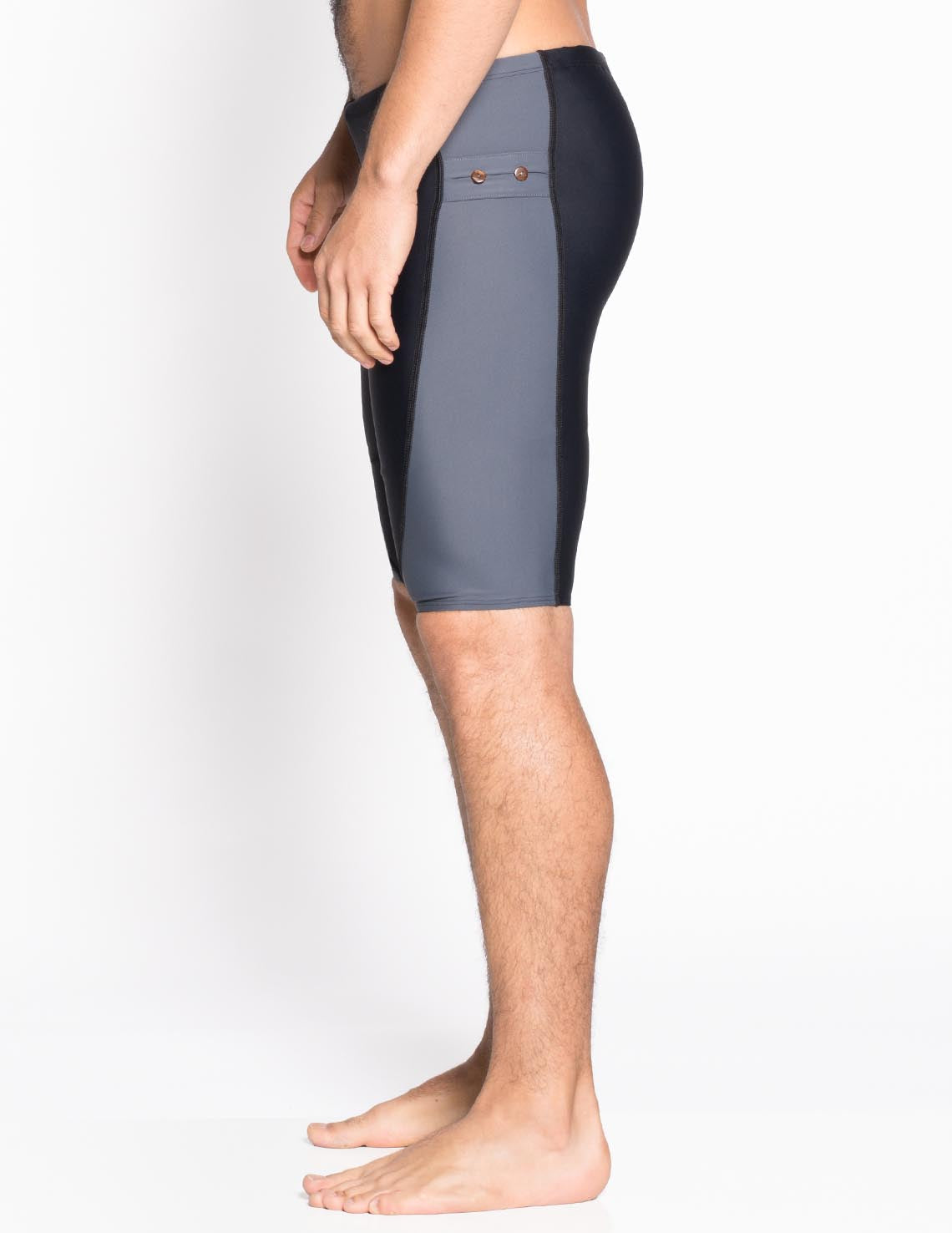 Jammer Swim Short UPF 50+ - Black / Gray | UV Max, view 2