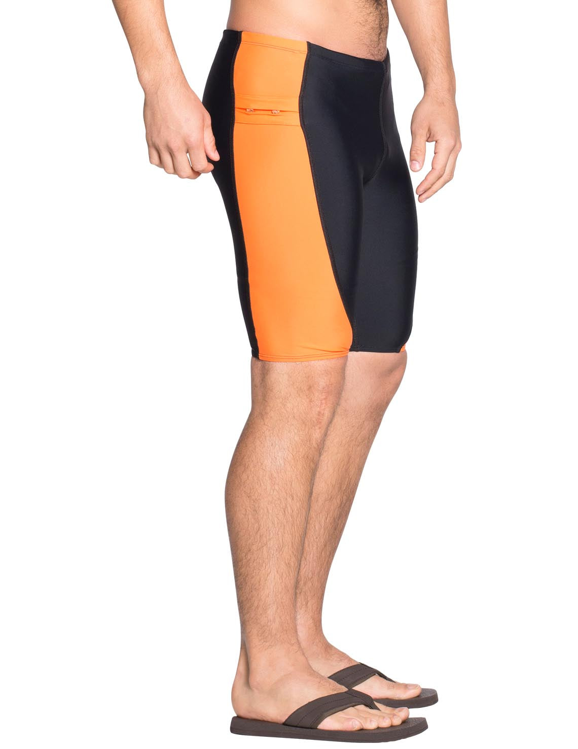 Jammer Swim Short UPF 50+ - Black / Orange | UV Max