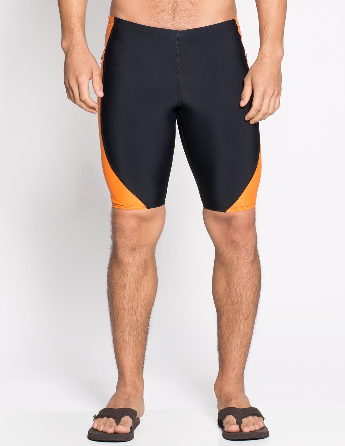 Jammer Swim Short UPF 50+ - Black / Orange | UV Max, view 2