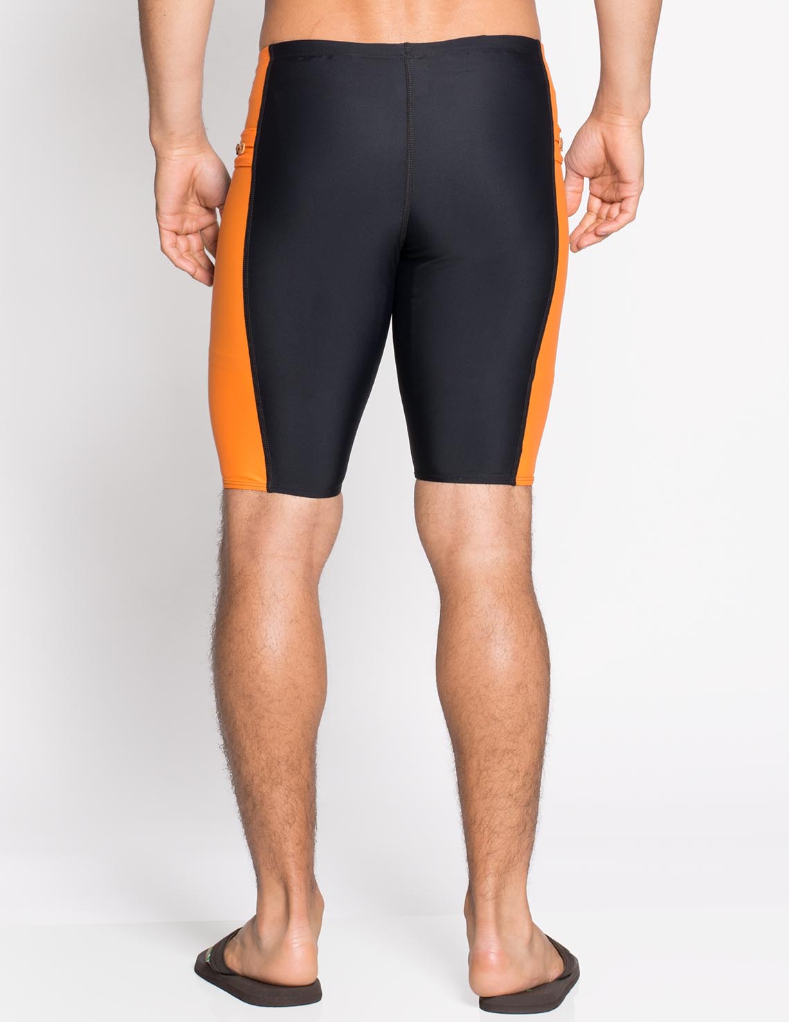 Jammer Swim Short UPF 50+ - Black / Orange | UV Max, view 3