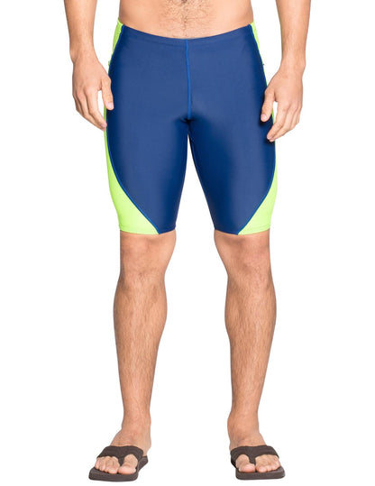 Jammer Swim Short UPF 50+ - Navy / Neon Green | UV Max
