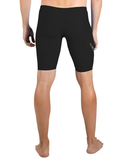 Swim Short UPF 50+ - Black / Green Camo | UV Max, view 2