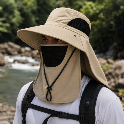 Tech UV Hat with Removable Face and Neck Shield | UV Max, view 13