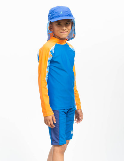 Flap Sun Hat UPF 50+ - Lagoon | UV Max, view 2