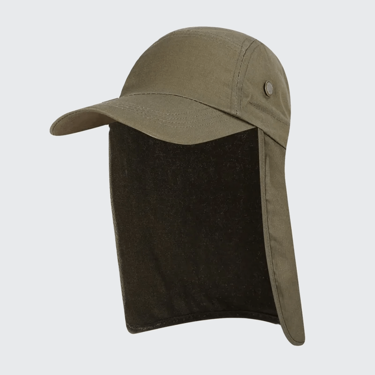 Wide-Brim Fishing Hat with Neck Flap | UV Max