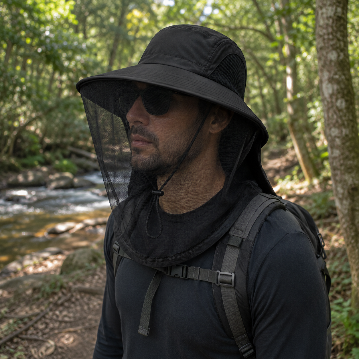 Sun Hat UPF 50+ with Mosquito Net | UV Max, view 5