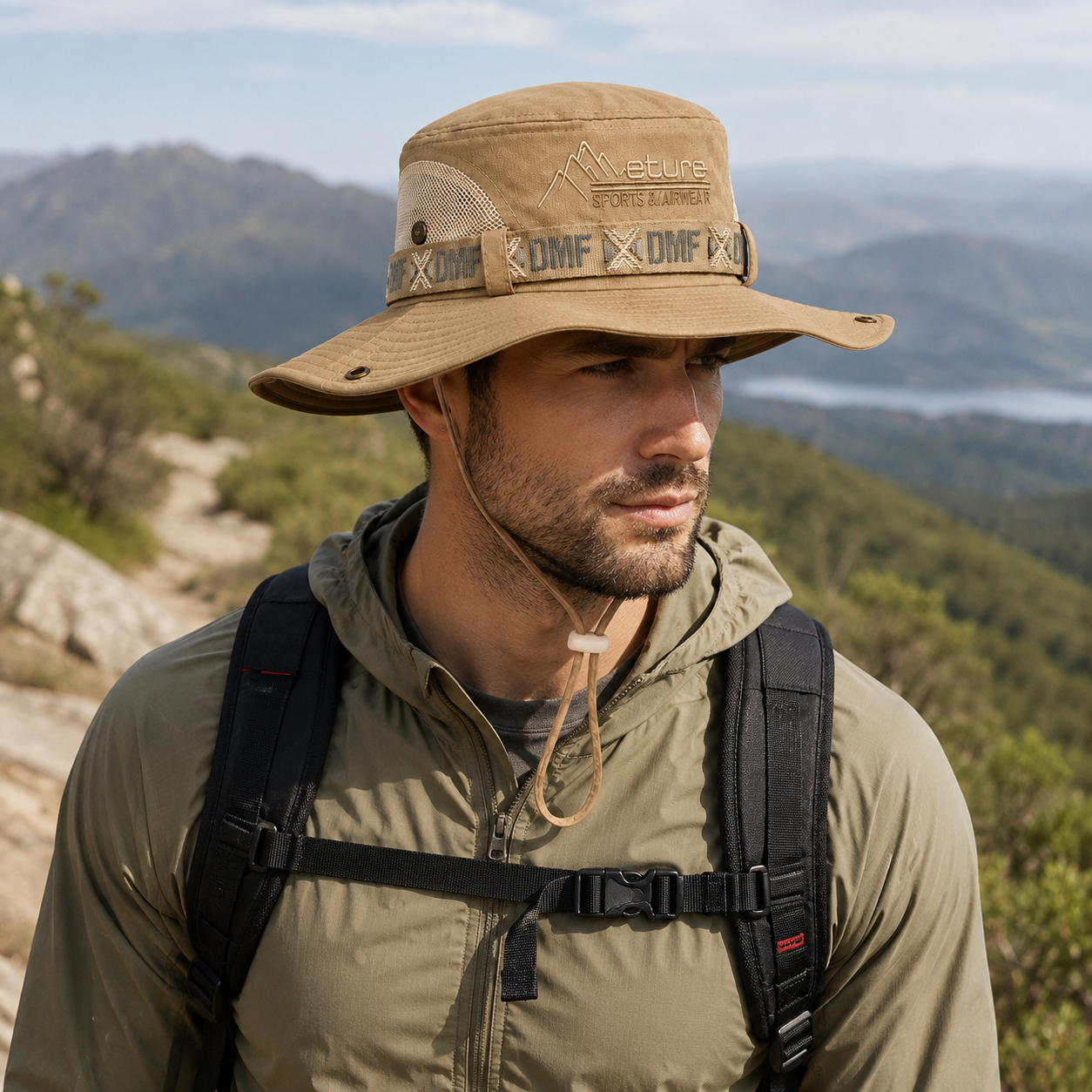 Men's Casual Trail Hat Wide Brim | UV Max, view 9