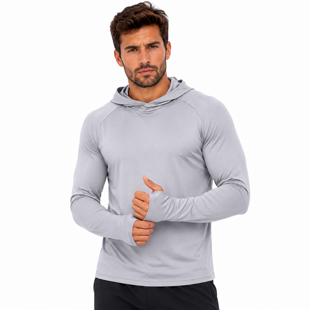 Men's Outdoor Hooded Sun Shirt UPF 50+ | UV Max, view 13