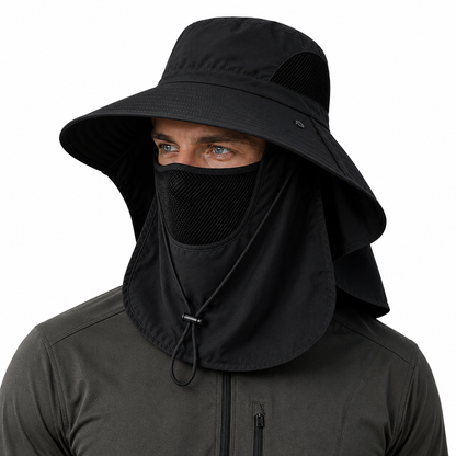 Tech UV Hat with Removable Face and Neck Shield | UV Max