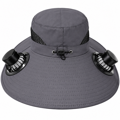 Wide Brim Hat with Dual Fans | UV Max, view 8