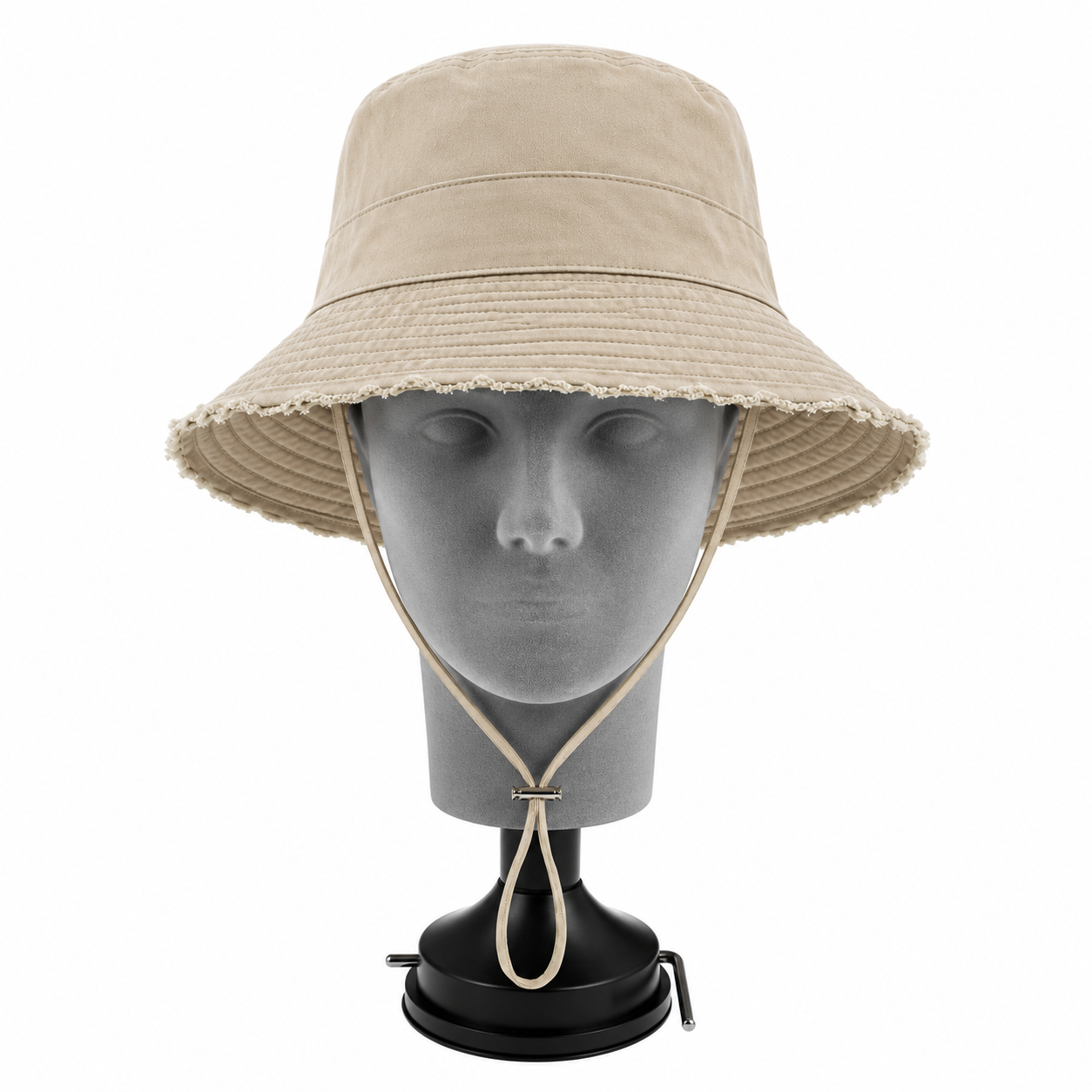 Women's Frayed Brim Beach Bucket Hat | UV Max, view 14