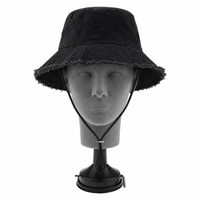 Women's Frayed Brim Beach Bucket Hat | UV Max, view 8