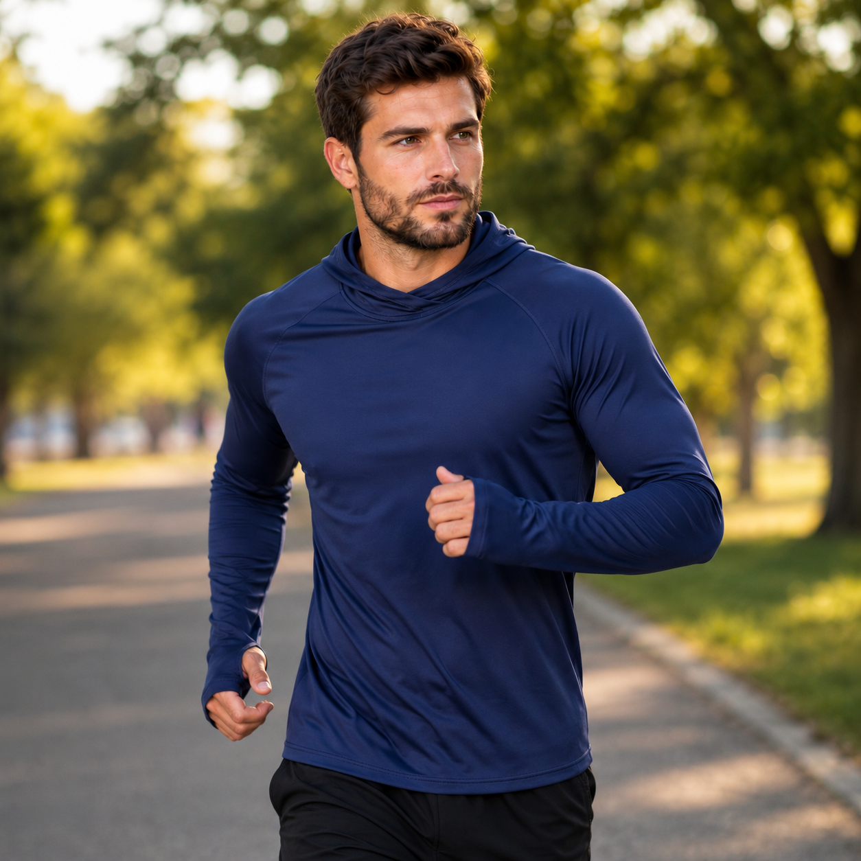 Men's Outdoor Hooded Sun Shirt UPF 50+ | UV Max, view 7