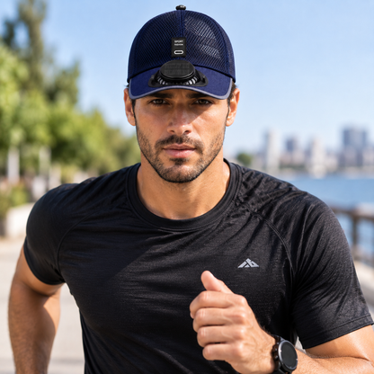 Solar Fan Cap Breathable Mesh | UV Max, view 12
