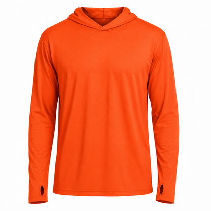 Men's Hooded Sun Protection Shirt UPF 50+ with Thumbholes | UV Max, view 25
