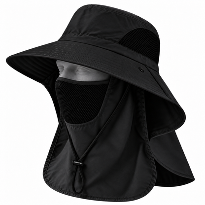 Tech UV Hat with Removable Face and Neck Shield | UV Max, view 4