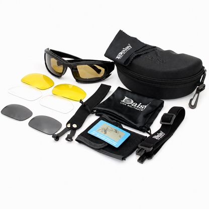 Tactical Polarized Sunglasses with 4 Interchangeable Lenses | UV Max, view 8