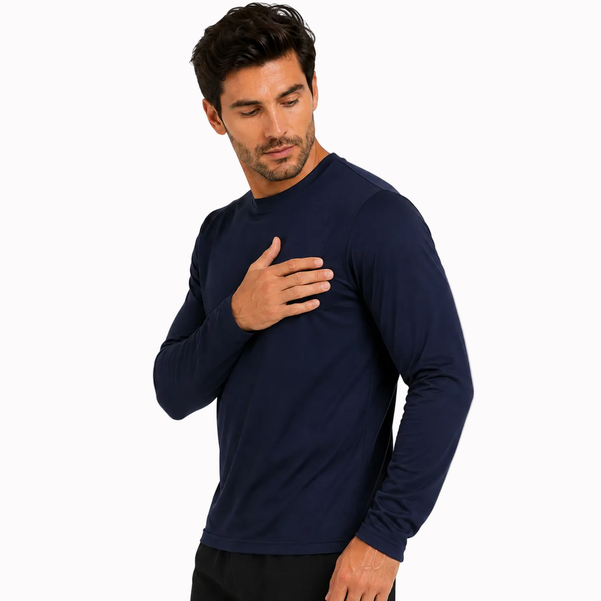 Men's UPF50+ Long Sleeve Performance Shirt | UV Max