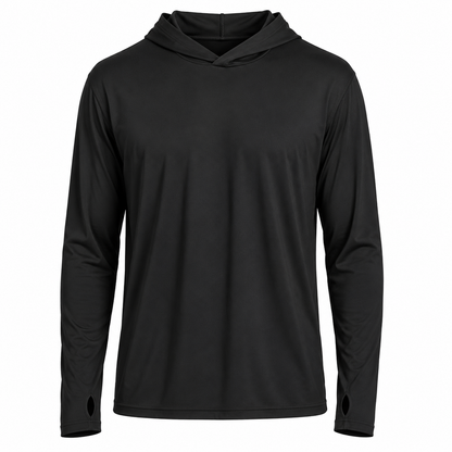 Men's Hooded Sun Protection Shirt UPF 50+ with Thumbholes | UV Max, view 2