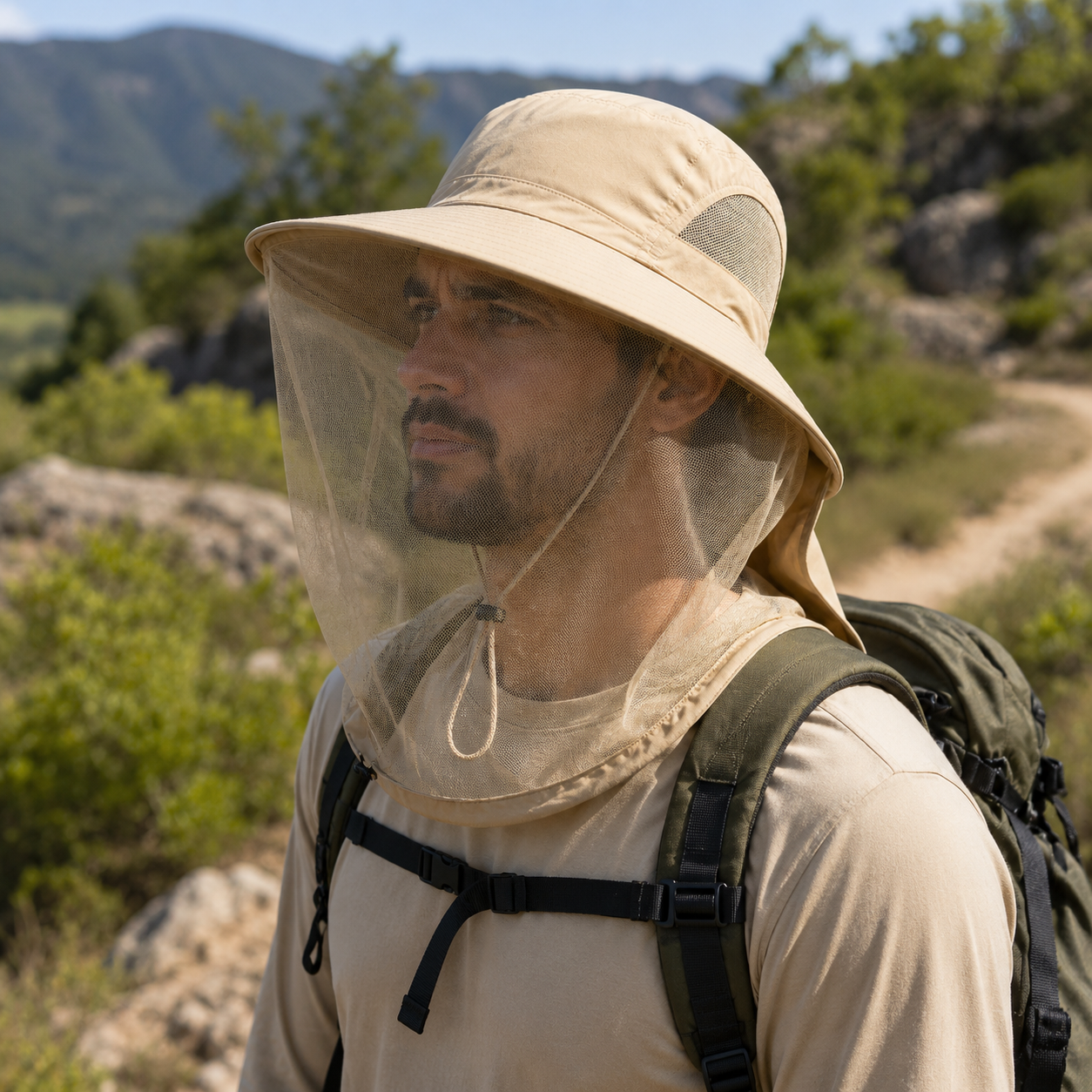 Sun Hat UPF 50+ with Mosquito Net | UV Max, view 11