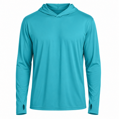 Men's Hooded Sun Protection Shirt UPF 50+ with Thumbholes | UV Max, view 21
