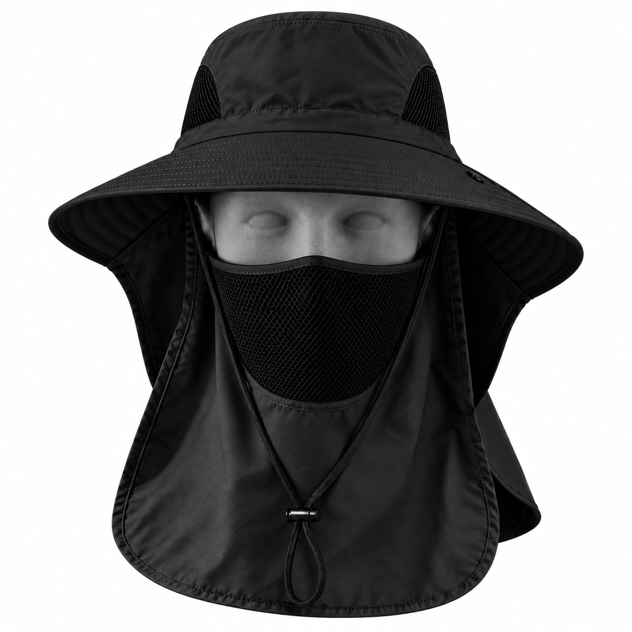 Tech UV Hat with Removable Face and Neck Shield | UV Max, view 3