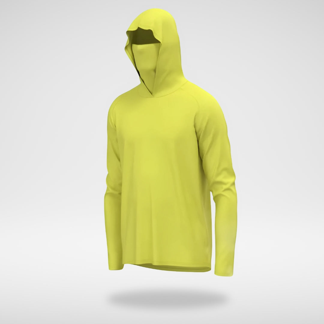 Hi Vis All-Day Defender UPF 50+ Hoodie | UV Max, view 2