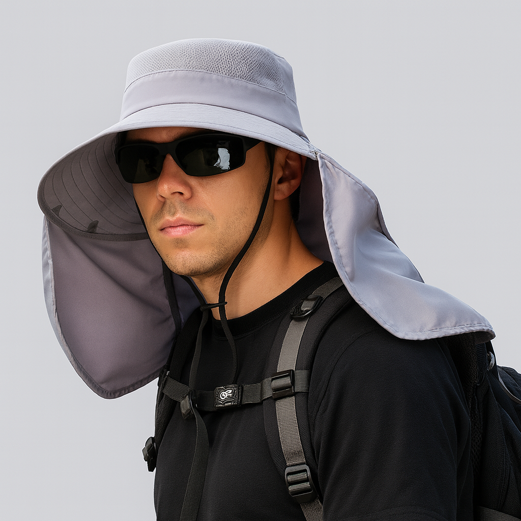 UPF50+ Neck Cape Sun Hat | UV Max