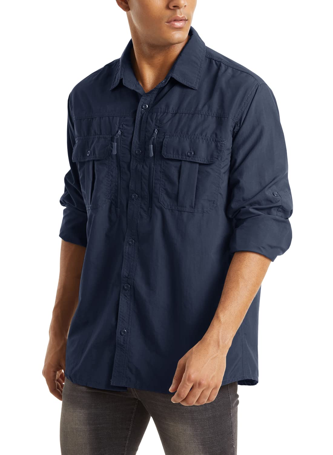 Men's Nylon Quick-Dry Outdoor Shirt | UV Max
