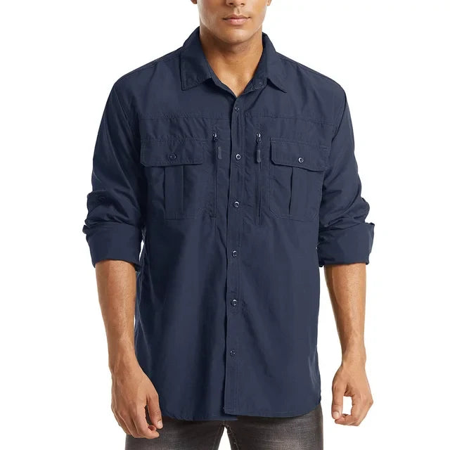 Men's Nylon Quick-Dry Outdoor Shirt | UV Max