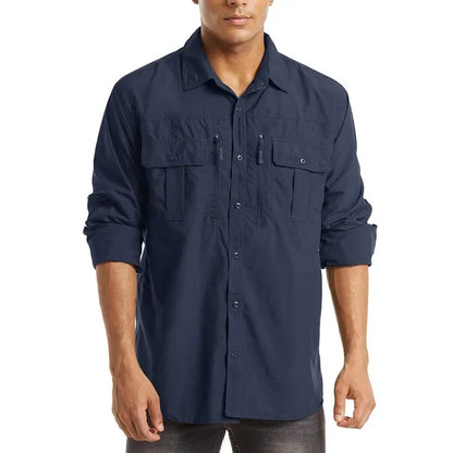 Men's Nylon Quick-Dry Outdoor Shirt | UV Max
