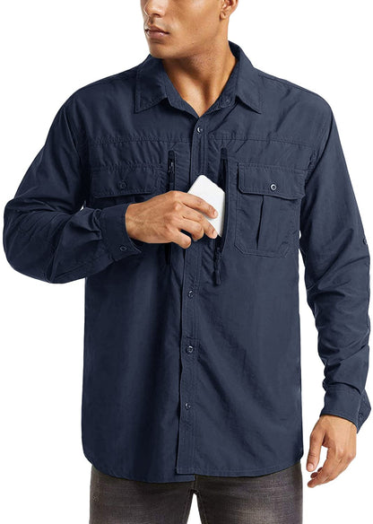 Men's Nylon Quick-Dry Outdoor Shirt | UV Max