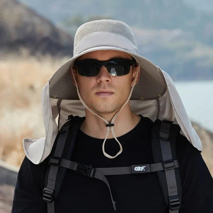 UPF50+ Neck Cape Sun Hat | UV Max