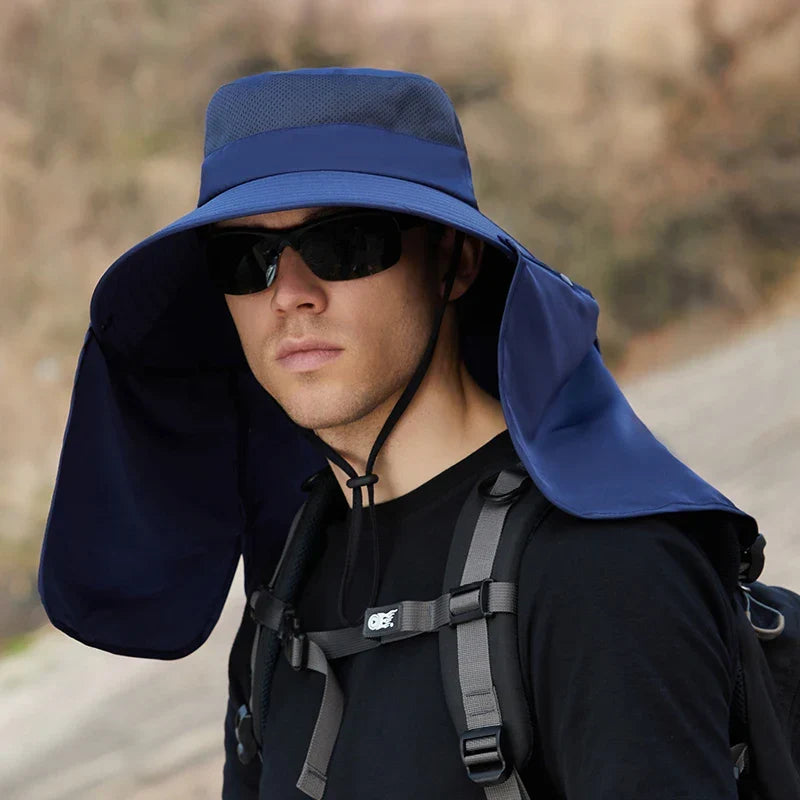 UPF50+ Neck Cape Sun Hat | UV Max