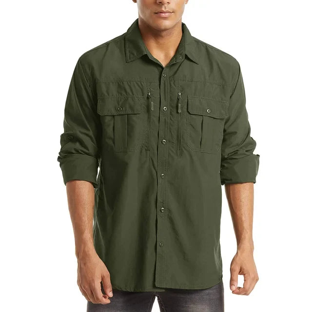 Men's Nylon Quick-Dry Outdoor Shirt | UV Max