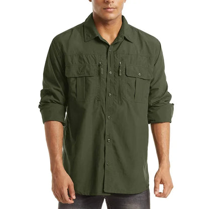 Men's Nylon Quick-Dry Outdoor Shirt | UV Max