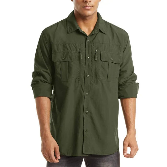Men's Nylon Quick-Dry Outdoor Shirt | UV Max