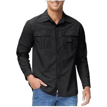 Men's Nylon Quick-Dry Outdoor Shirt | UV Max