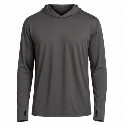 Men's Hooded Sun Protection Shirt UPF 50+ with Thumbholes | UV Max, view 11