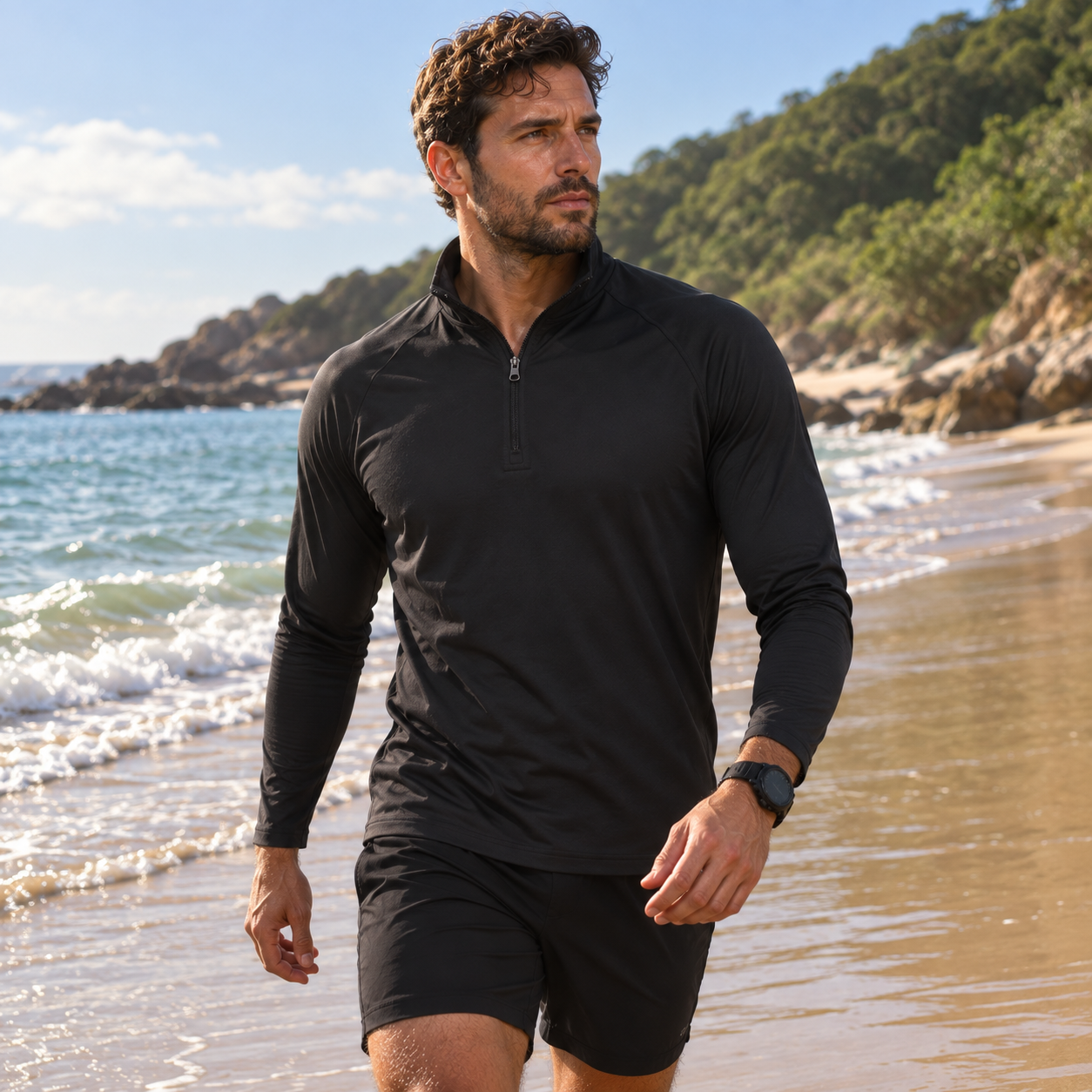 Men's Sun Protection Long Sleeve Shirt UPF 50+ | UV Max, view 10