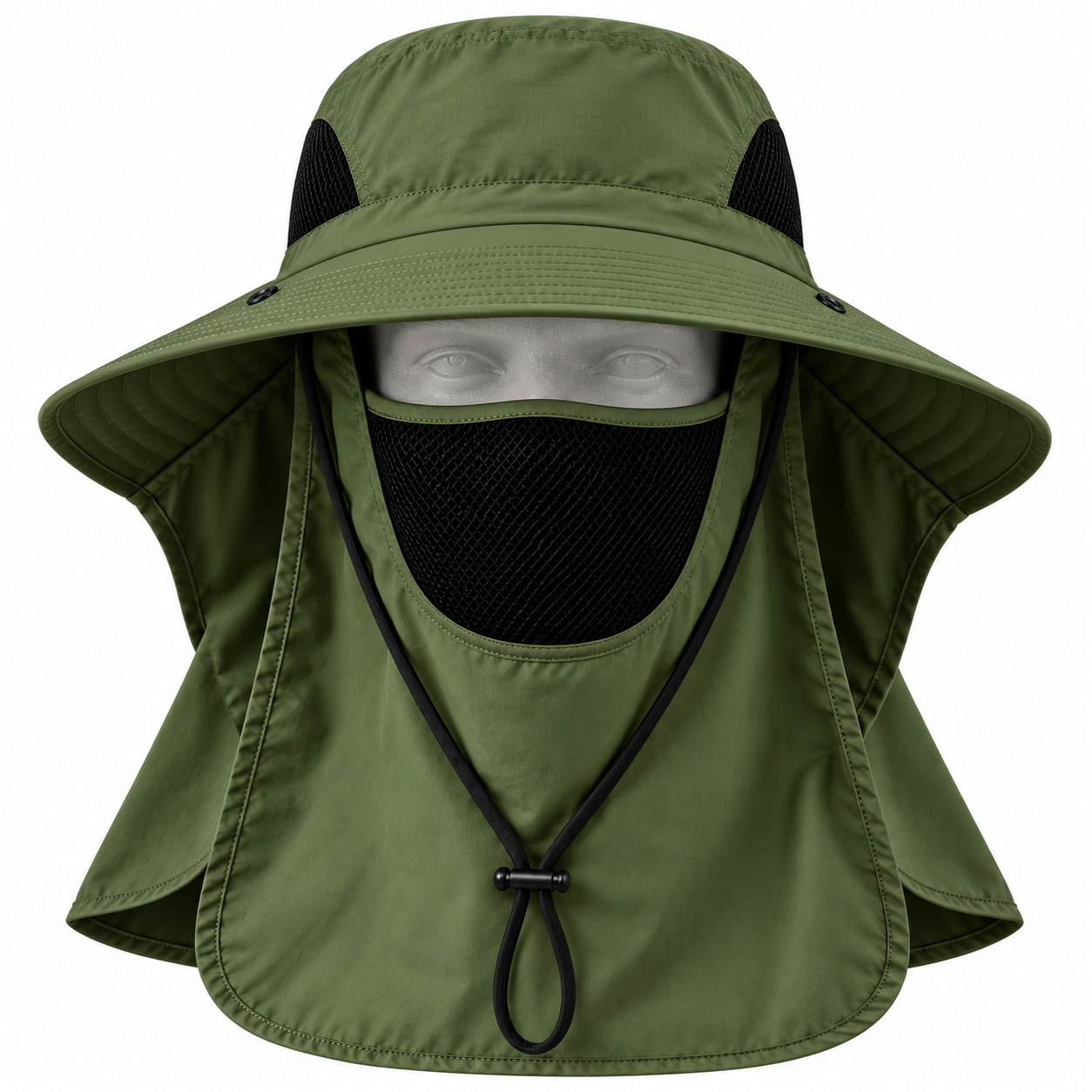 Tech UV Hat with Removable Face and Neck Shield | UV Max, view 24