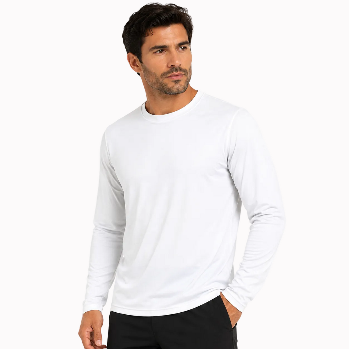 Men's UPF50+ Long Sleeve Performance Shirt | UV Max