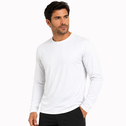 Men's UPF50+ Long Sleeve Performance Shirt | UV Max