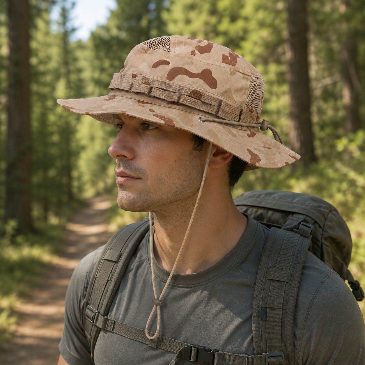 Boonie Trail Hat Wide Brim Mesh | UV Max, view 21