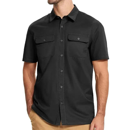 Men's Breathable Short-Sleeve Outdoor Shirt | UV Max
