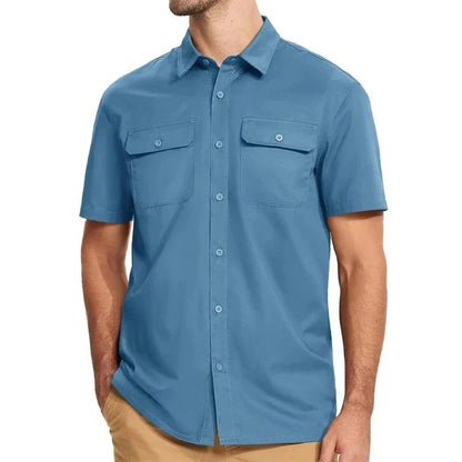 Men's Breathable Short-Sleeve Outdoor Shirt | UV Max